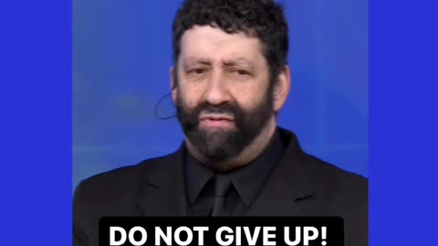 Jonathan Cahn never give up