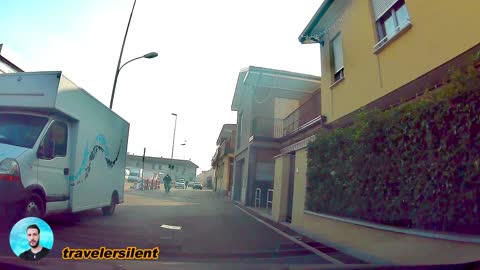 driving car in countryside (north italy)