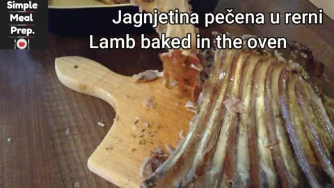 Lamb bake in the oven (Jagnjetina pečena u rerni)