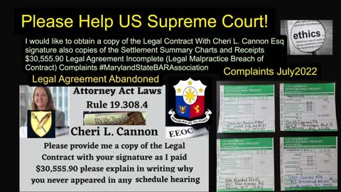 Cheri L. Cannon Esq Partner Tully Rinckey PLLC Must Refund $30, 555.90 Breach Of Contract Legal Malpractice Abandoned Client Abandoned Legal Agreement US Supreme Court Complaints