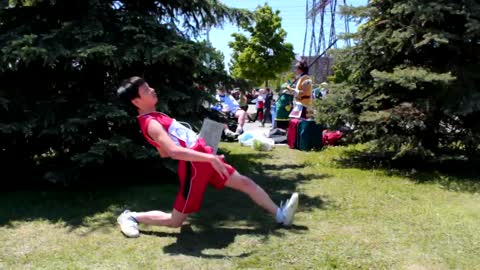 QWOP Cosplayer at Anime North 2022