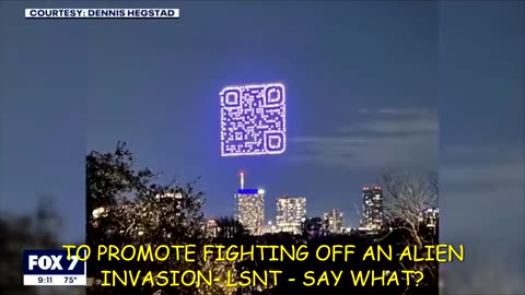 QRCODES IN THE SKY PROMOTES ALIEN INVASION GAME