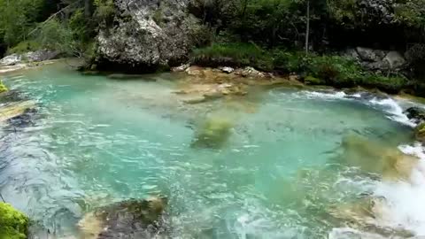 Relax and Sleep with the River Stream Background and Footage