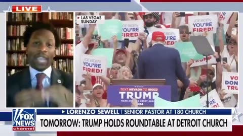 Pastor Lorenzo Sewell discusses Trump’s visit to Detroit