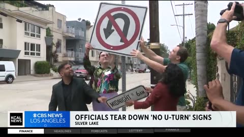 "Homophobic" Road Signs Removed From Los Angeles Neighborhood