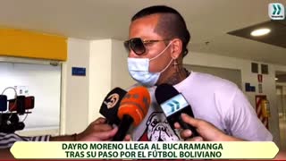 Vengo a Bucaramanga con la ambición de gol: Dayro Moreno