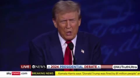 Trump Closes Out The Debate In Legendary Moment