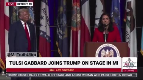 WOW: Former Dem Tulsi Gabbard Shows Her Support For Donald Trump