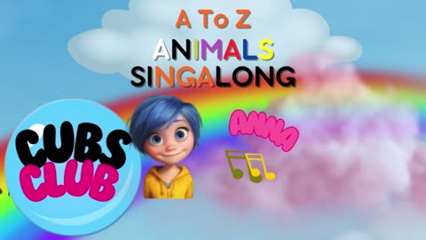 "Make Animal Sounds A to Z Sing-Along | Fun Kids Learning Song by CubsClub!"