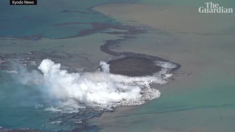 New island emerges off Japan after volcanic eruption