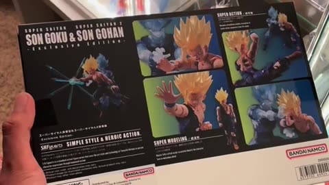 Finally unboxing and posing the #sdcc2023 Exclusive Father and Son Gohan 2 pack!