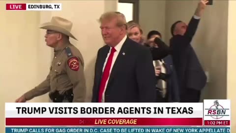 Trump Arrives In Texas To Visit Border Agents With Prayer 🙏