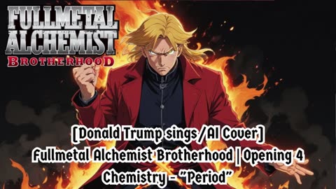 [Donald Trump sings/AI Cover] Fullmetal Alchemist Brotherhood Opening 4 CHEMISTRY - Period