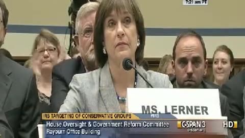 2013, Lerner -Waived Her Fifth Amendment Right (1.20, )