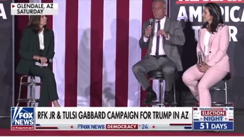 RFK Jr & Tulsi Gabbard SLAM their former party while stumping for Trump in Arizona