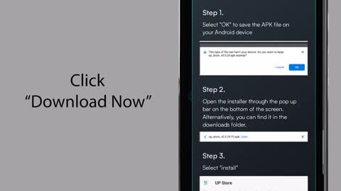 Step 1: How to download and install the UP Store