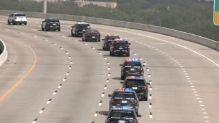 Motorcade Escort of Fallen Sgt. Harold L. Preston