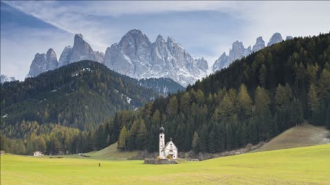 st johann church in ranui in villnoss geisler spitzen