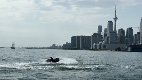 Jet Ski in Toronto Harbour