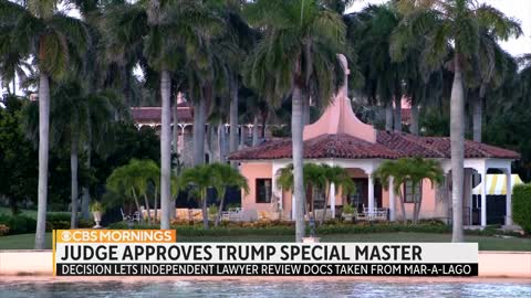 Judge agrees to name special master to review items seized in Trump search