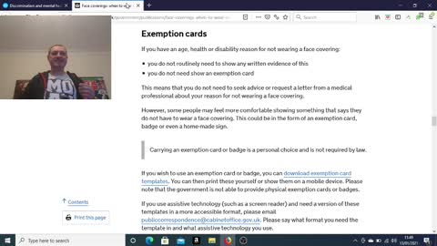 The 2010 Equality Act (U.K) protects your exemption in LAW