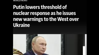 Russian nuclear doctrine update targets NATO actions in Ukraine.