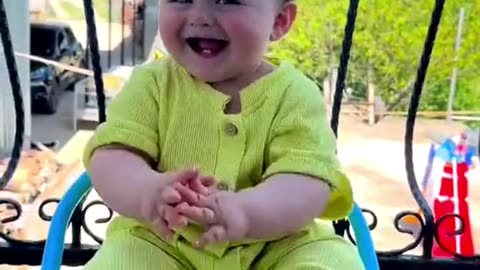 Baby dancing fun