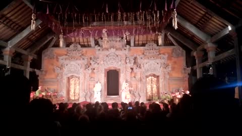 Traditional dance performance in Ubud, Bali