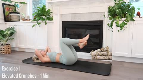 8 minutes abs workout at home for women