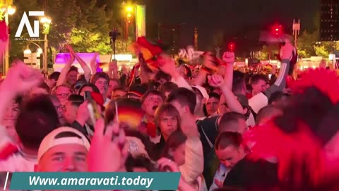 Germany Thrashes Scotland 5 1 Fans React | Amaravati Today