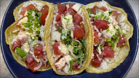 Sushi Tacos I Sushi-Sashimi Grade Ahi Tuna Taco Recipe by Gastro Guru