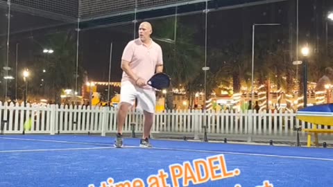 #firsttime @justpadel_ae #kitebeach #padel #dubai #uae #workout #tennis