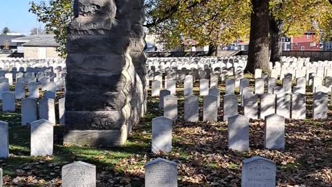 Camp Chase in Columbus, Ohio a prison camp for Confederate soldiers.