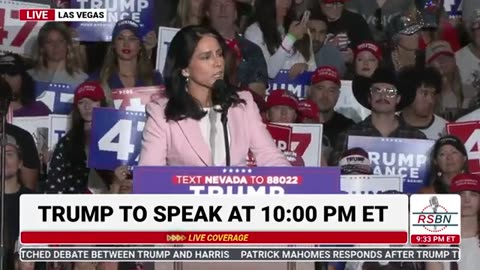 Tulsi Gabbard Speaks at the Trump Rally in Las Vegas, NV