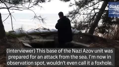 2022-04-11 Nazi Azov base in Urzuf