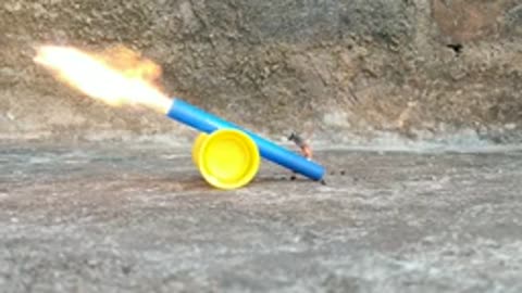 How to make a cannon with pen diy