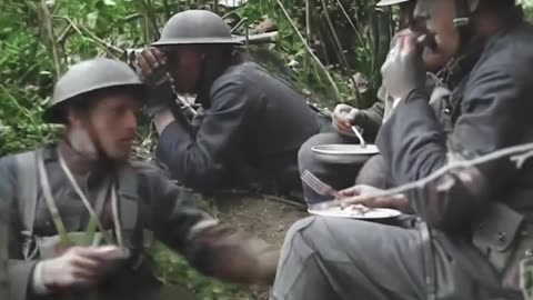 Upscaled & Colorized Footage From England in 1918 🤯 #colorized #historical #history