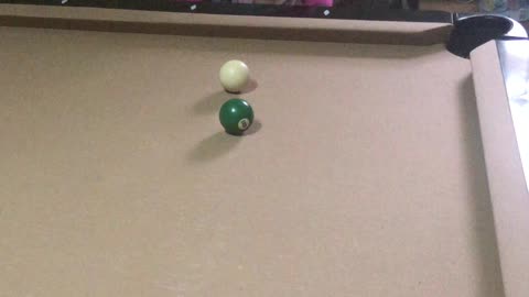 Playing billard