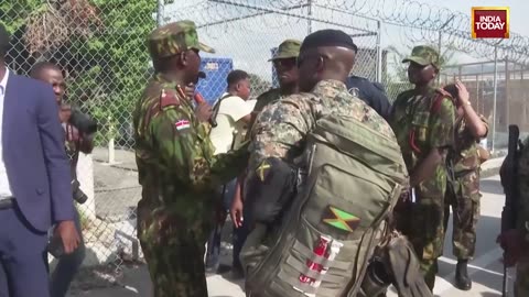 Haiti News_ Jamaican Soldiers And Police Arrive In Haiti To Help Fight Gangs _ International News