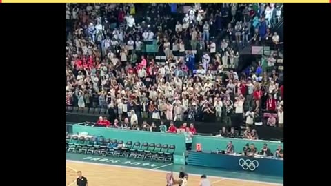 Joel Embiid Mocks Crowd After Win Over Serbia