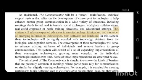 Part 2 Converging Technologies for Improving Human Performance NANOTECHNOLOGY, BIOTECHNOLOGY, INFORMATION TECHNOLOGY AND COGNITIVE SCIENCE NSF/DOC-sponsored report Mihail C. Roco and William Sims Bainbridge, National Science Foundation June 2002