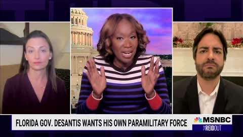 Joy Reid calls Florida "DeSantistan" in response to Ron DeSantis looking to re-establish the Florida State Guard