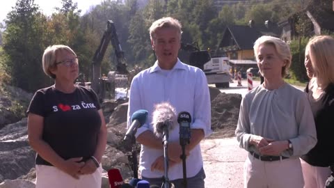 EU Solidarity in Action: President von der Leyen on Slovenia’s Flood Recovery Progress