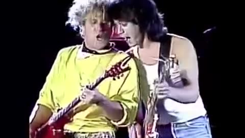 Sammy Hagar an Eddie Van Halen