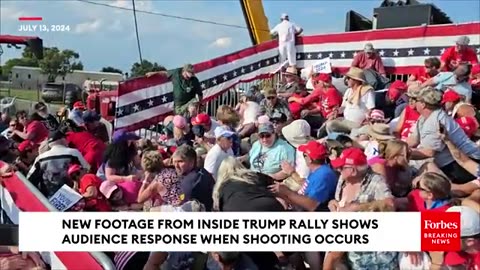 New Footage From Inside Trump Rally Shows Audience Response To Shooting