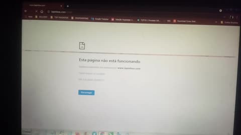 TapInbox Erro - Fora do ar