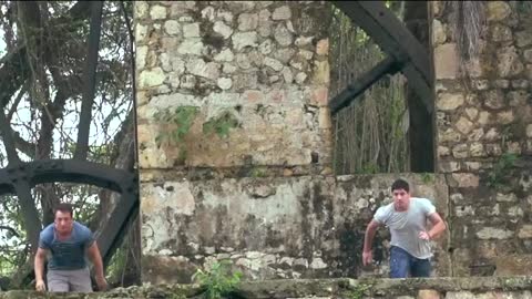 Amazing Parkour Race across Jamaican's street featuring Yohan Blake