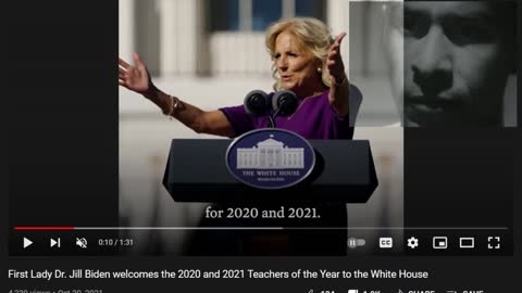 WHITE HOUSE LIVE COMMENTS DELETED: Dr. Shill Biden Addresses Teachers @ Fake House: 10/20