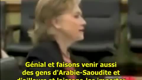 Hillary Clinton Avoue "Le terrorisme est une invention de la CIA"