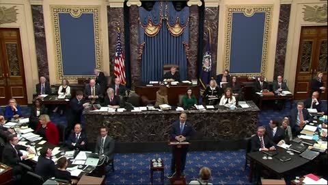 Shouting protester interrupts Senate impeachment trial